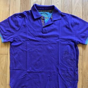 Desigual Vibrant Purple Polo Shirt
